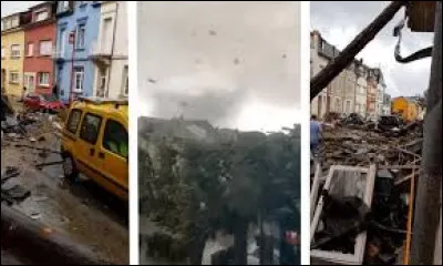 Sans compter les catégories théoriques, jusqu'à combien est graduée l'échelle de Fujita ?