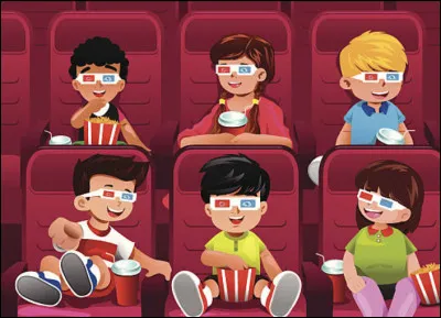 Avant que le film ne démarre, qu'est-ce qui est projeté sur l'écran ?