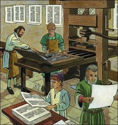 Qui à inventé l'imprimerie ?