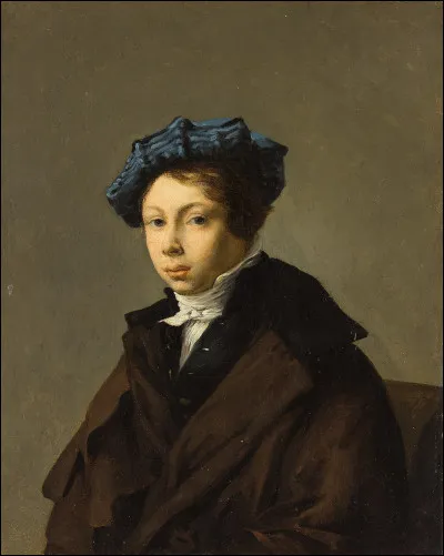 Qui a peint "Portrait de jeune homme coiffé d'un béret bleu" ?