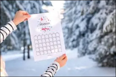 En 2023, combien de jours le mois de février aura-t-il ?