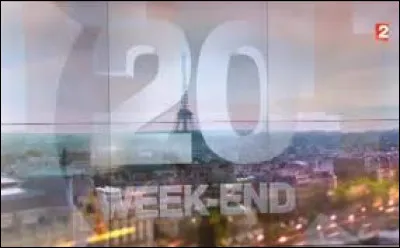 Sur France 2, qui présente le JT de 20h le week-end ?