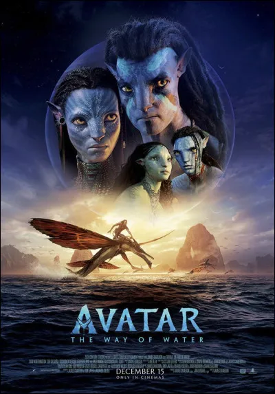 En quelle année le long-métrage "Avatar 2 : La Voie de l'eau" est-il sorti en France ?