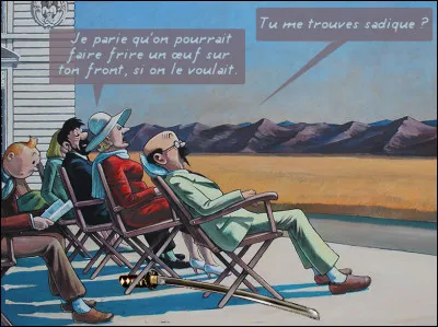 Où l'on ne sabre pas que le champagne, dans le coin...