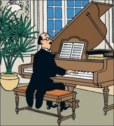 Comment se nomme le pianiste de la célèbre Castafiore dans les albums de Tintin ?
