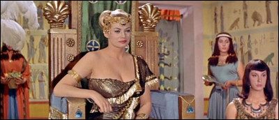 Dans "Sous le signe de Rome", film sorti en 1958, quelle actrice est la rein de Palmyre, Zénobie, en lutte contre Rome ?