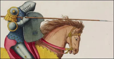 La lance de guerre médiévale n'était utilisée que par les cavaliers :