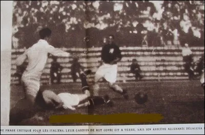 Quel fut le score entre lItalie et la Tchécoslovaquie ?