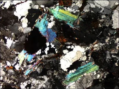 La texture du granite est :