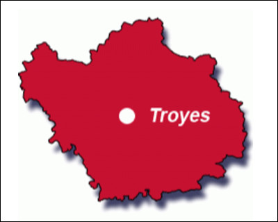 De quel département en A, la ville de Troyes est-elle la préfecture ?