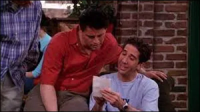 Épisode 21 : ''Celui qui écrivait ses vux''
Qu'est-ce que Joey suggère à Chandler d'écrire dans ses vux ?
