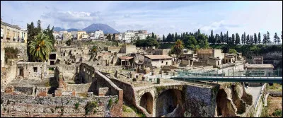 Lieu d'exception : Tout comme Pompéi, Herculanum a succombé à la terrible éruption du Vésuve. Mais en quelle année ?