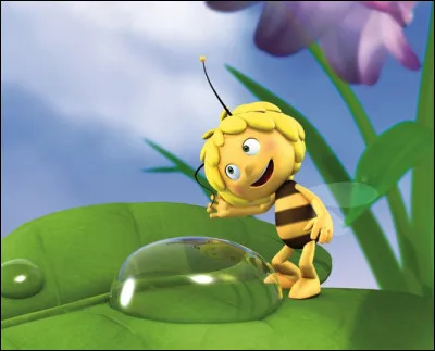 Qui est se personnage de dessin animé en M, une petite abeille indépendante qui a quitté sa ruche pour vivre et s'amuser avec ses amis ?