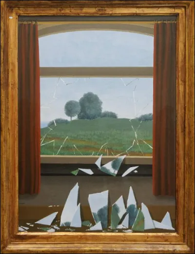 Rideaux ouvert sur cette fenêtre ! Cette toile s'intitule "La Clé des champs". Qui l'a réalisée ?