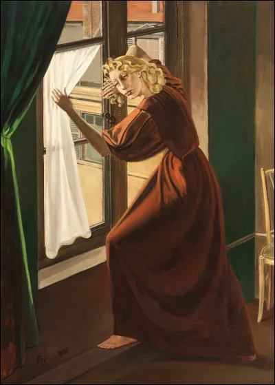 Qui a représenté Lady Abdy entre ses rideaux ?