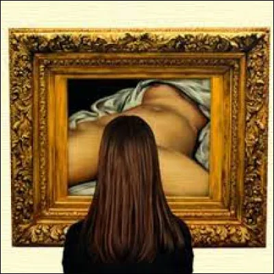 Quelle partie du corps de la femme est représentée dans le célèbre tableau de Gustave Courbet intitulé "L'origine du monde" ?