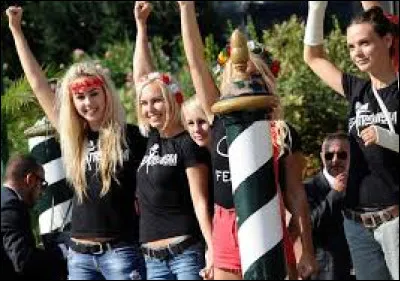 Quel groupe de femmes militantes qui défendent les droits des femmes par de la provocation avec des actions, souvent seins nus ?
