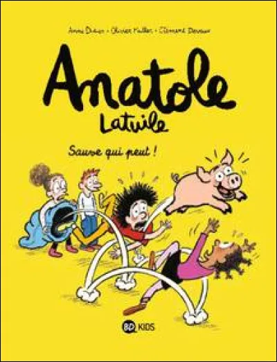 Qui est la fille qui tente d'attraper le cochon ?