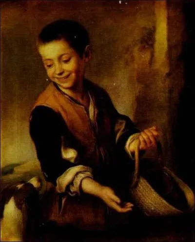 Quel peintre espagnol a ralis 'Garon au chien' ?