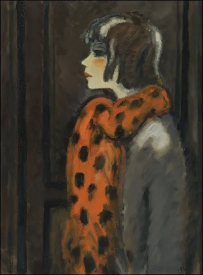 Qui a représenté cette femme couverte d'une chaude écharpe ?