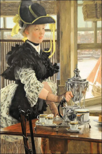 C'est l'hiver et rien ne vaut une tasse de thé pour se réchauffer ! Qui a immortalisé cette scène ?