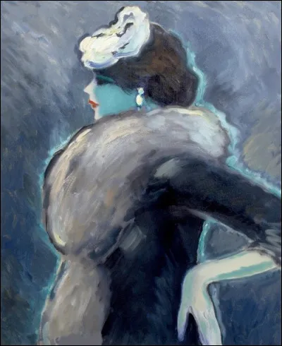 Qui a représenté cette femme avec une étole fourrée ?