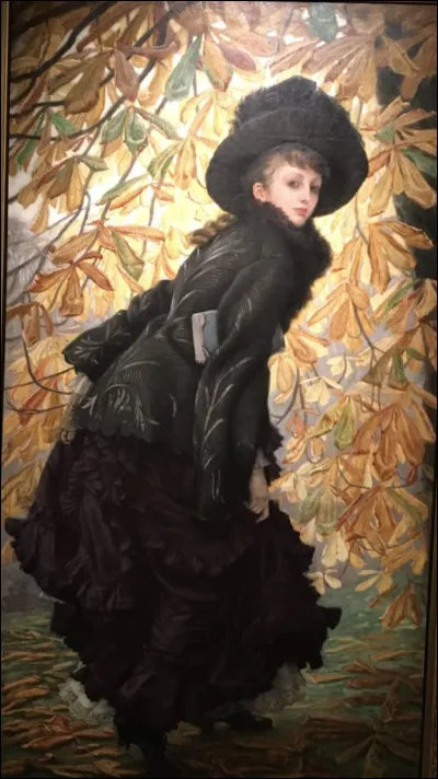 Qui a choisi un jour froid d'automne pour peindre cette sublime jeune femme ?