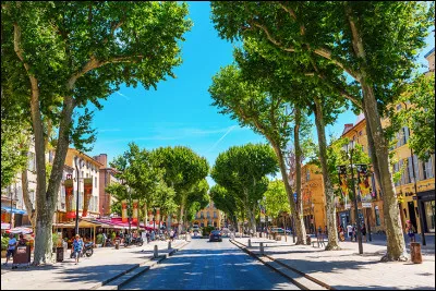 Dans quelle ville peut-on se promener sur le Cours Mirabeau ?