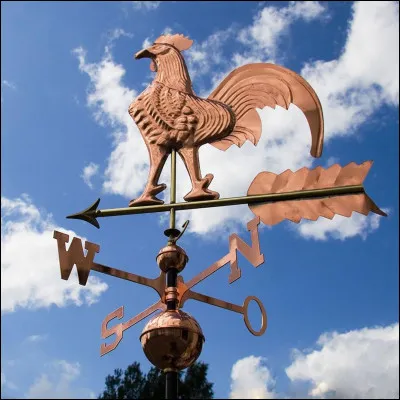 Quel est ce dispositif rotatif en G fix&eacute; sur un axe vertical dont le but est d'indiquer la provenance du vent ?