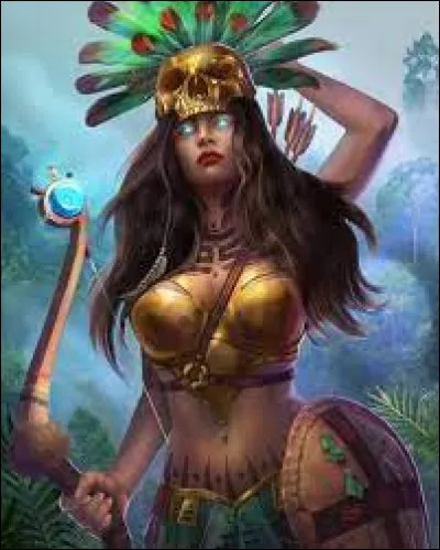 Chimalma est la déesse de la fertilité et de la renaissance pour le peuple...