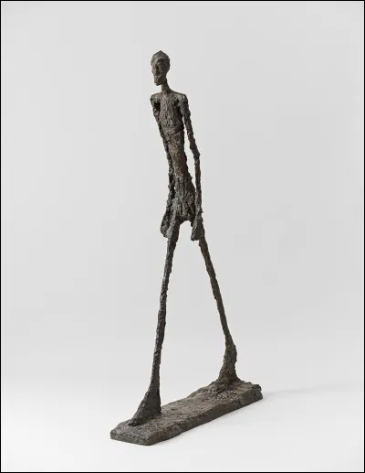 A quel sculpteur doit-on "L'Homme qui marche" en 1960 ?