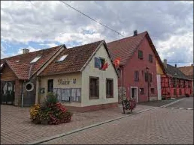 Commune de l'aire d'attraction Strasbourgeoise, Landersheim se situe dans le département ...