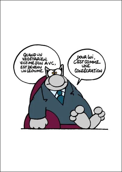 Quel dessinateur est à l'origine de la bande dessinée ''Le Chat'' ?