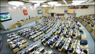 Quelle est cette assemblée en D, chambre basse de l'Assemblée fédérale de la fédération de Russie ?