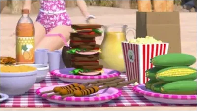 De quel dessin animé vient ce pique-nique ?