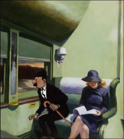 Encore un qui regarde passer les vaches ! Mais où donc ?