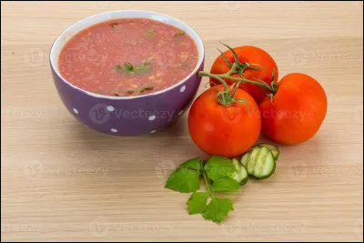 Le plat espagnol le plus connu est le gaspacho.