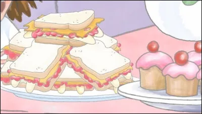 De quel dessin animé viennent ces sandwichs et pâtisseries ?