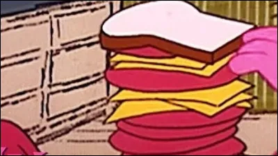 De quel dessin animé vient cet énorme sandwich ?