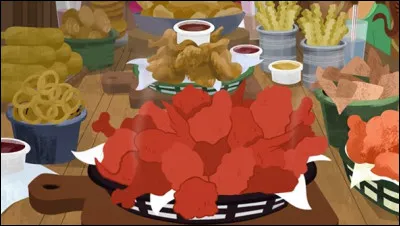 De quel dessin animé viennent ces assortiments de poulet ?