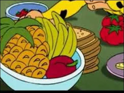 De quel dessin animé viennent ces fruits ?