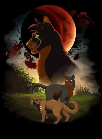 Les nuits qui suivent, tu reviens t'entraîner avec Lune d'Ombre. Bientôt, tu deviens relativement doué à la chasse, mais surtout au combat. Mais un jour, ton mentor nocturne te blesse au flanc au cours d'un entraînement, et le lendemain, tu te réveilles avec de sang sur le pelage, et Nuage de Souffle s'en inquiète. Que lui dis-tu ?