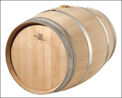 Quel est ce conteneur en F, un récipient en bois qui permet l'élevage du vin ?