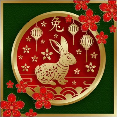 Selon la légende comment le lapin est-il arrivé en 4e position après le Rat, le Buf et le Tigre ?