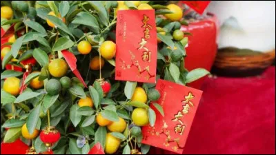 Durant le réveillon à qui distribue-t-on des enveloppes contenant de l'argent ?