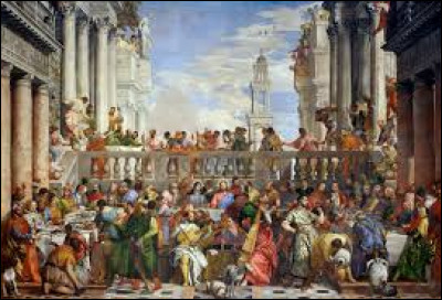 À quel peintre italien doit-on ce tableau intitulé "Les Noces de Cana" ?