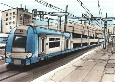 Tu arrives à la gare mais le train a du retard...
Que fais-tu en attendant ?