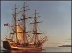 Bateau command par le lieutenant William Bligh et qui a connu sa mutinerie. , au 18 me sicle.