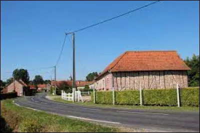 Commune de l'arrondissement d'Arras, travers&eacute;e par l'Authie, Gennes-Ivergny se situe dans le d&eacute;partement ...