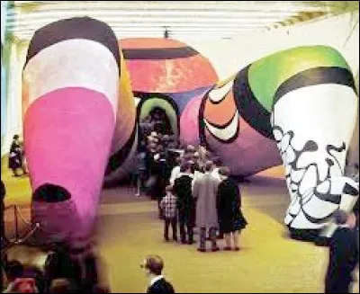 Qui est cette plasticienne ayant organisé une exposition dans le ventre d'une femme intitulée "Elle, une cathédrale" ?